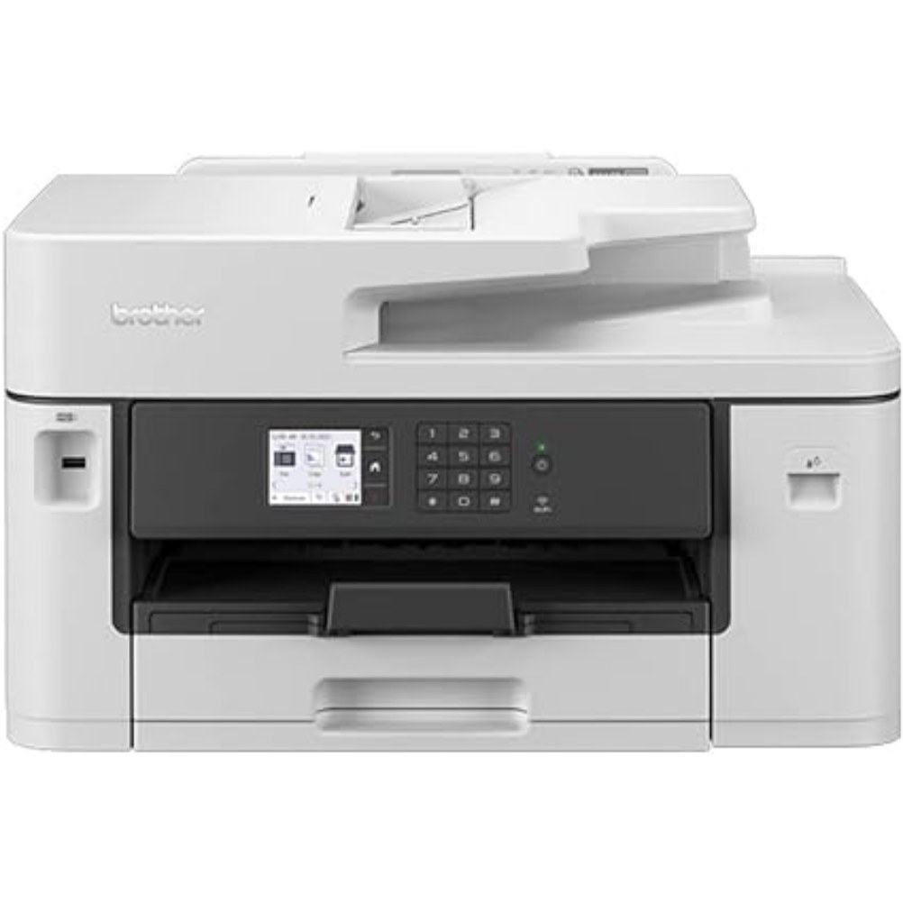 Brother MFCJ5340DW inkjet printer — 28 ppm mono · USB