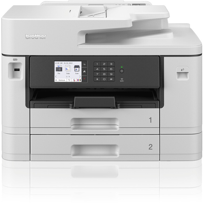 Brother 28 ppm MFC-J5740DW inkjet multifunction printer · 28 ppm mono · USB