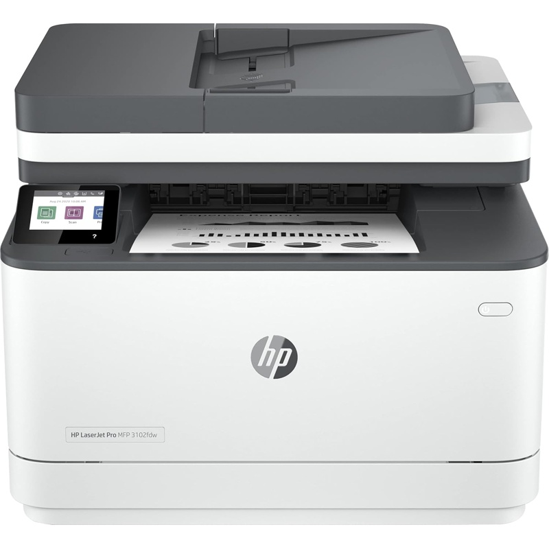 HP LaserJet Pro 3102fdw White laser multifunction printer — 35 ppm mono · USB