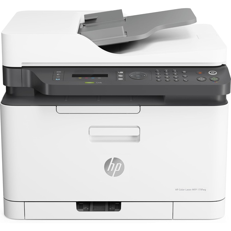 HP MFP 179fnw laser multifunction printer · 18 ppm mono · USB