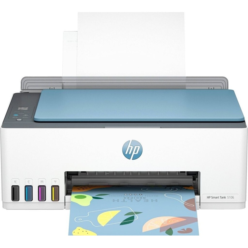 HP Smart Tank 5106 multifunction inkjet printer — 16 ppm mono · USB