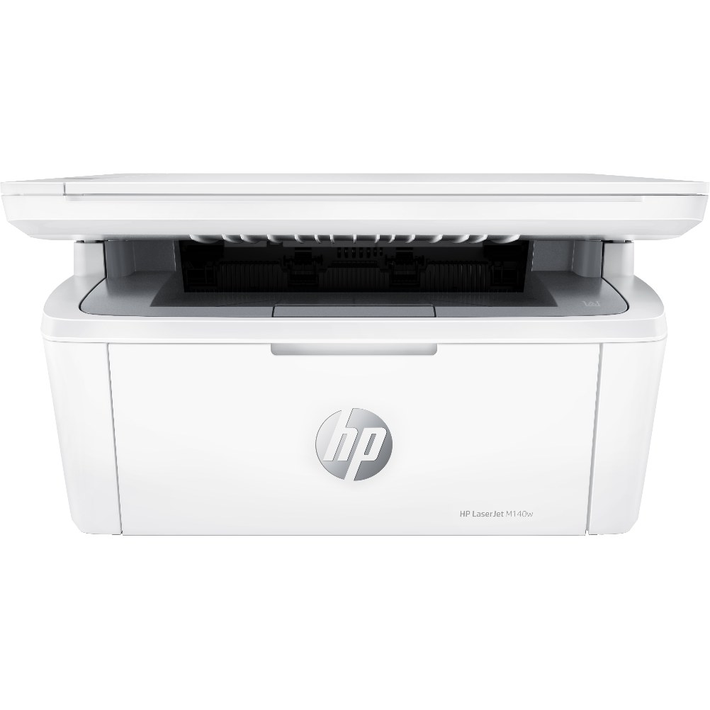HP M140w laser printer · 20 ppm mono · USB