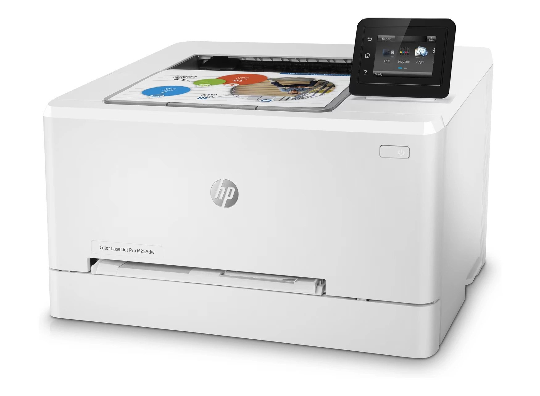 HP Laser Printer M255dw · 21 ppm mono · USB