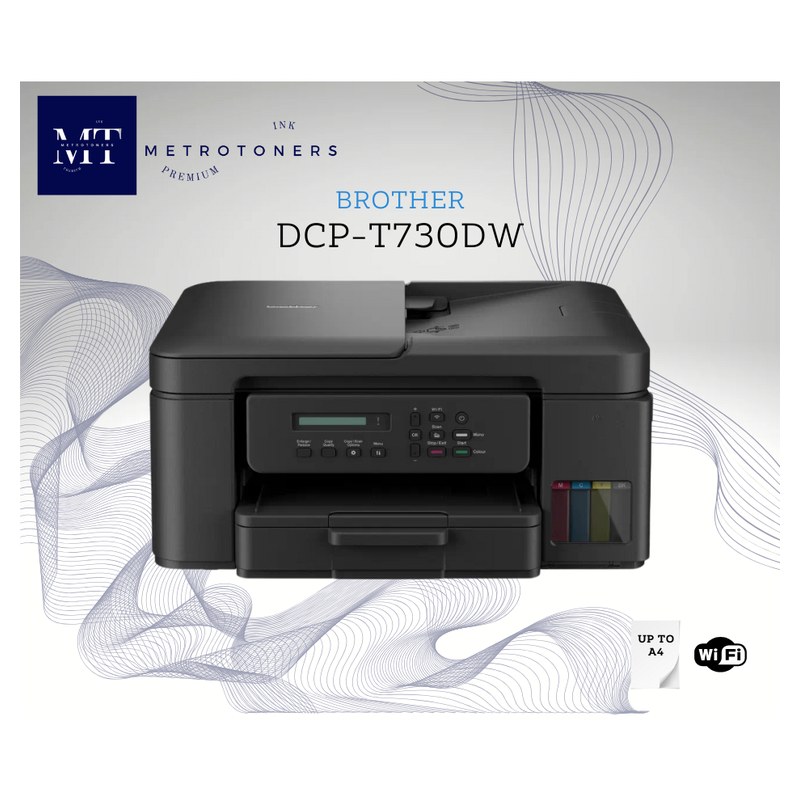 Brother DCP-T730DW 3-in-1 Colour Ink Tank Printer