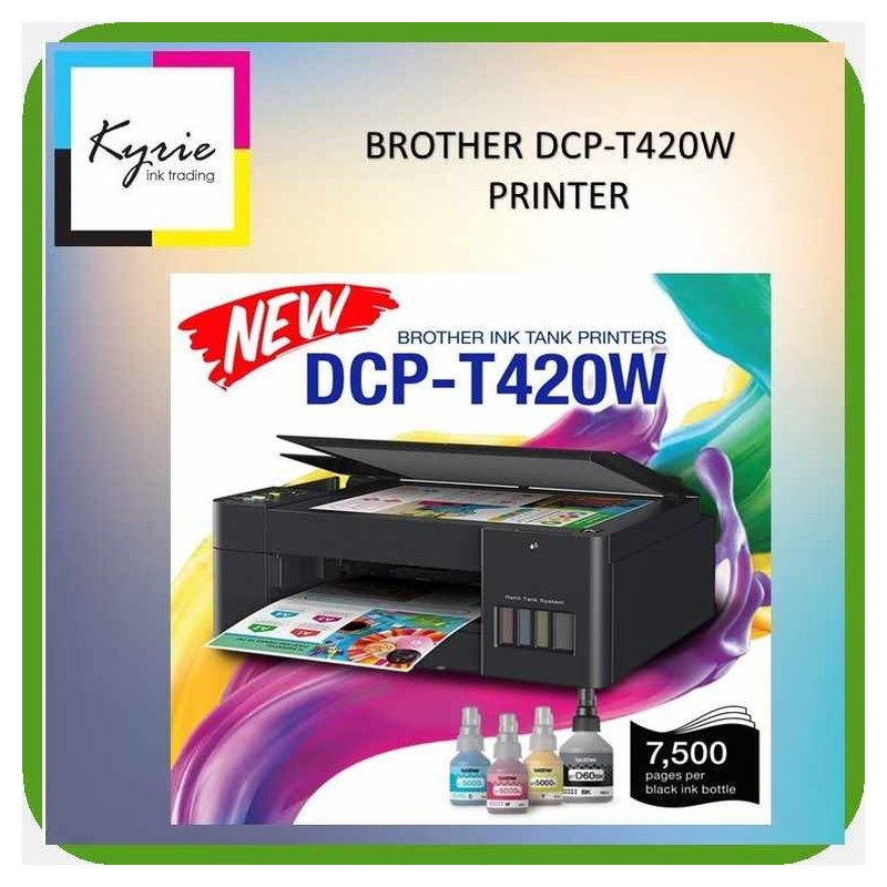 Brother DCP-T420W Colour All-in-One Inkjet Printer, A4