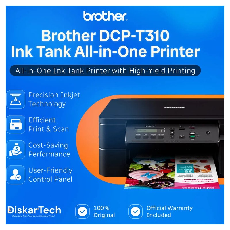 Brother DCP-T310 Colour Inkjet Multifunction Printer
