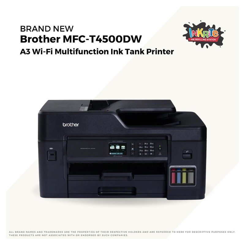 Brother MFC-T4500DW Colour Inktank Multi-function Printer